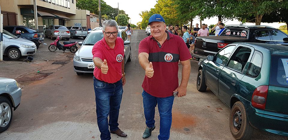 Paulo Cesar Franjotti (PL) e Gabriel José Klasmann compuseram a única chapa na eleição suplementar- DouradosNews