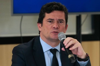 O ministro da Justiça, Sergio Moro, participou de uma apresentação sobre o Banco Nacional de Perfis Genéticos - Foto: Antonio Cruz/Agência Brasil