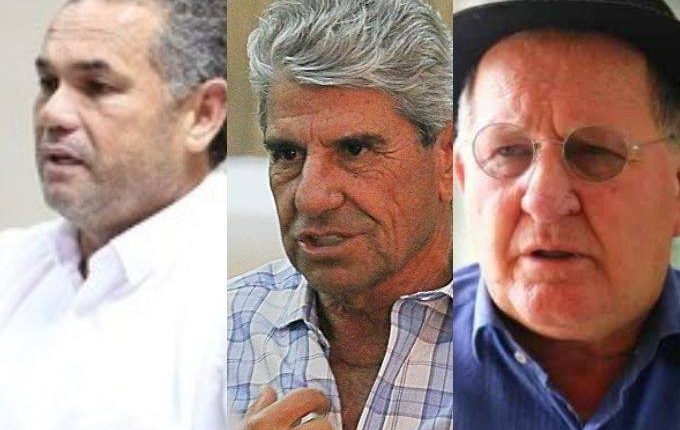 Moacyr, Daltro e Enelvo são os candidatos a prefeito em Sidrolândia. (Divulgação)