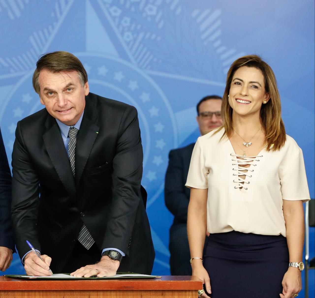 Presidente Jair Bolsonaro e Senadora Soraya Thronicke/ Foto: Assessoria