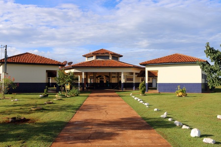 Escola Municipal Leonida La Rosa Balbuena, localizada no Assentamento Jibóia. (Foto: Rafael Brites)