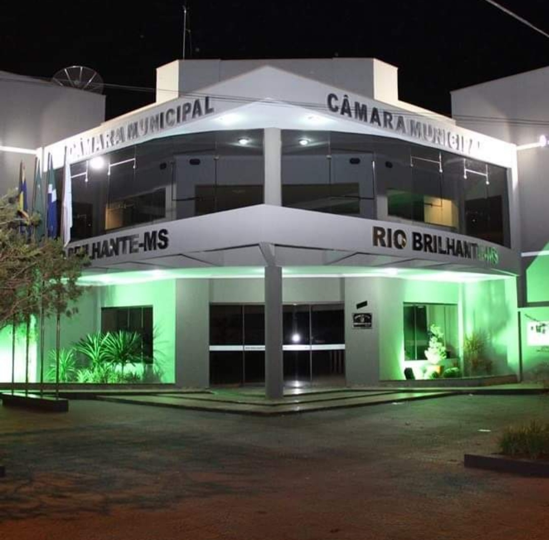 Câmara Municipal de Rio Brilhante. Foto: Divulgação