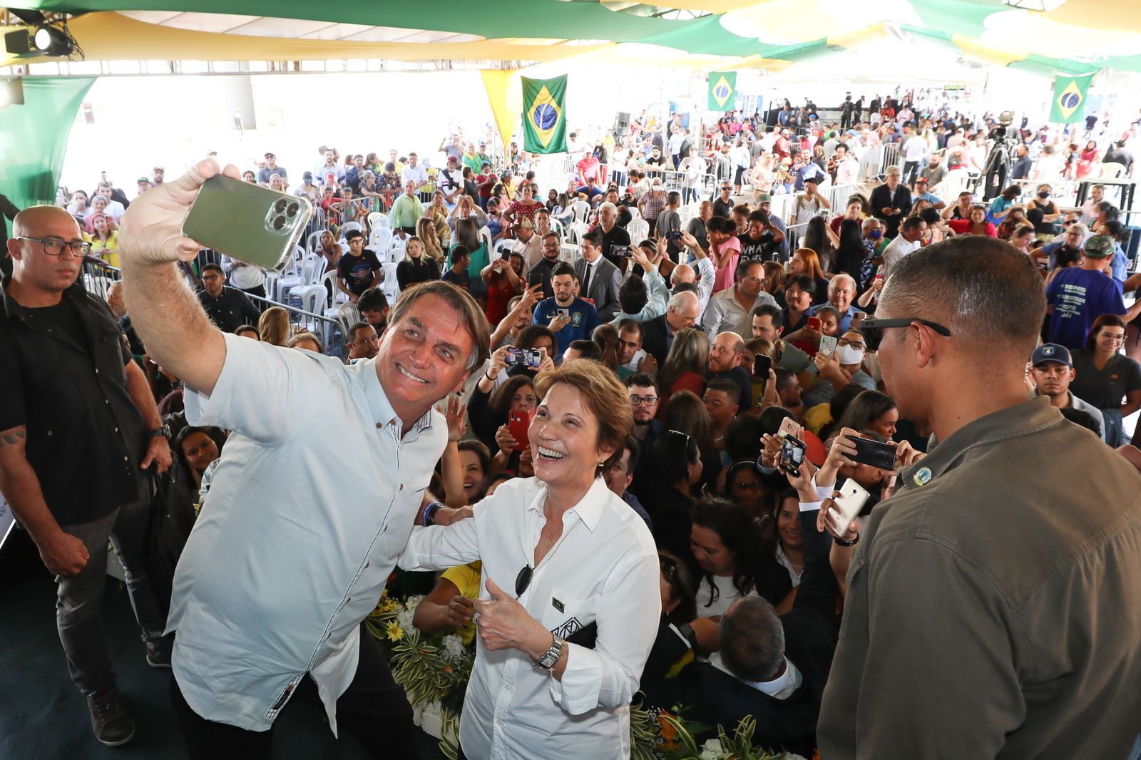 Presidente Jair Bolsonaro e a dep. fed. Tereza Cristina/Foto: Assessoria