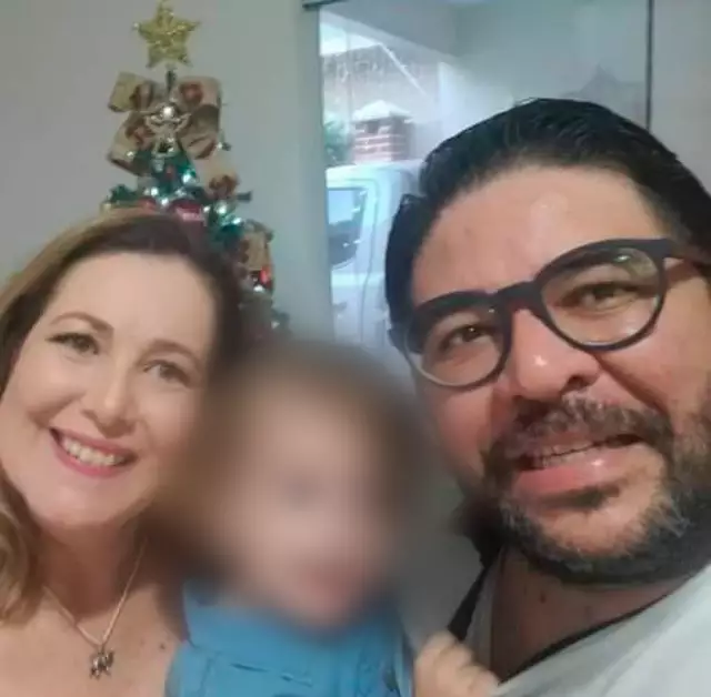 Mãe, filho de 3 anos e o pai morreram na hora. (Foto: redes sociais) Crédito: Campo Grande News