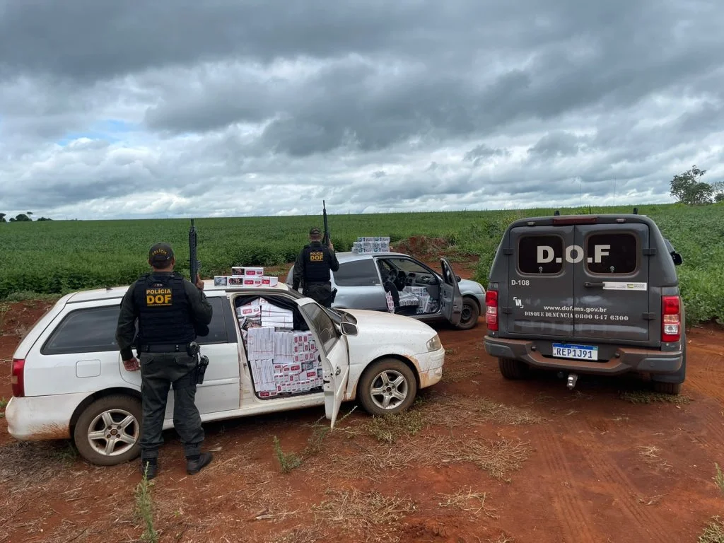 Apreensões aconteceram durante final de semana na zona rural do município de Maracaju. Prejuízo aos contrabandistas ultrapassa R$ 330 mil