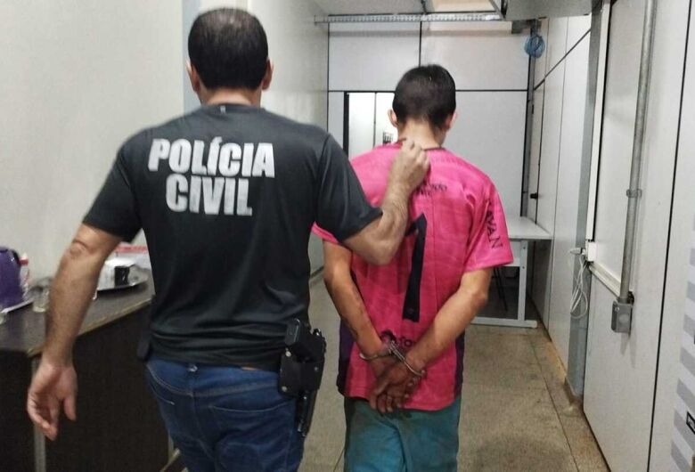Jovem foi preso em Douradina e ficará preso na DEPAC Dourados/Por Adriano Moretto 