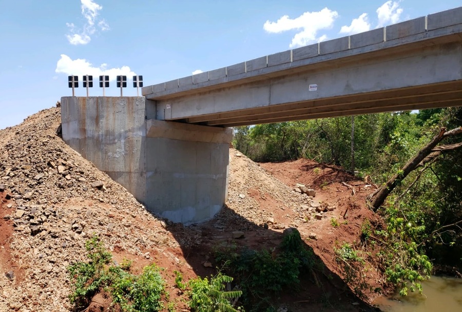 Modelo de ponte de concreto, que é construída pelo Governo do Estado (Foto: Ilustrativa/Seinfra)