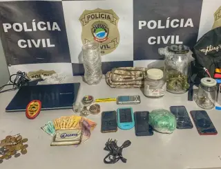 Polícia Civil prende dois suspeitos de traficarem drogas na modalidade 'delivery', em Ladário