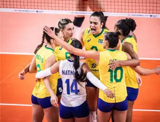 Brasil bate China e fica perto de vaga nas finais da Liga das Nações de Vôlei