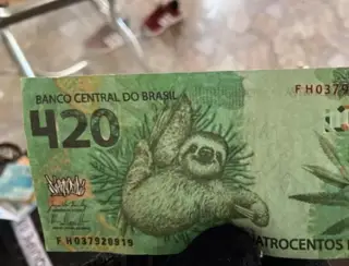 No Acre, Polícia Federal apreende nota de R$ 420 com imagem de maconha