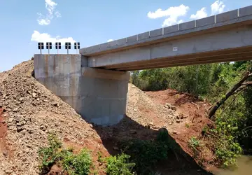 Modelo de ponte de concreto, que é construída pelo Governo do Estado (Foto: Ilustrativa/Seinfra)