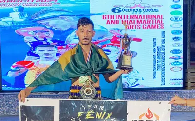 Atleta de Rio Brilhante se torna bicampeão mundial de Muay Thai na Tailândia